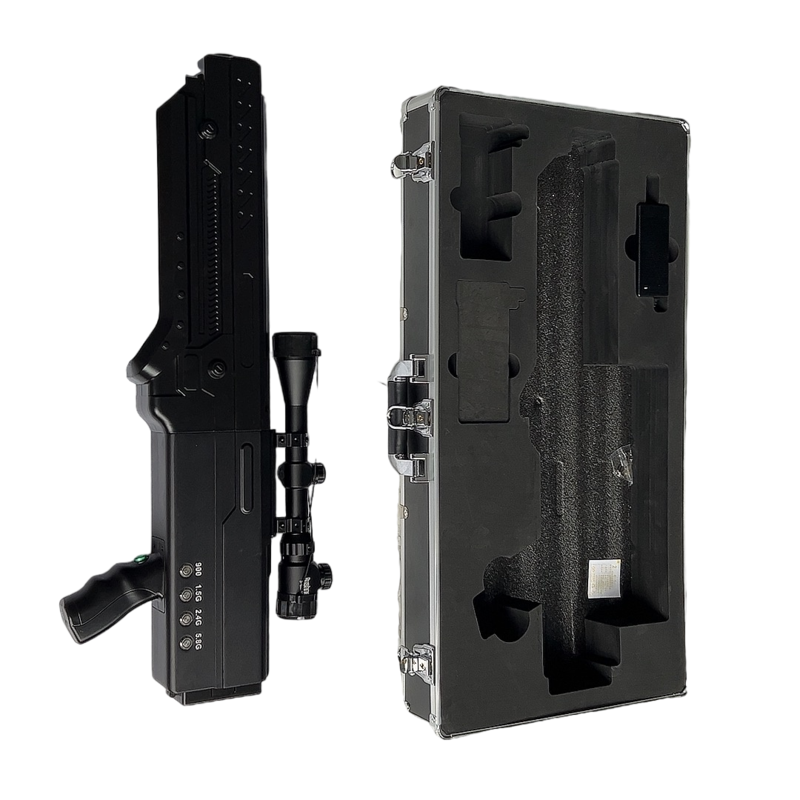  绥宁手持便携式枪型低空防御反制四通道A型