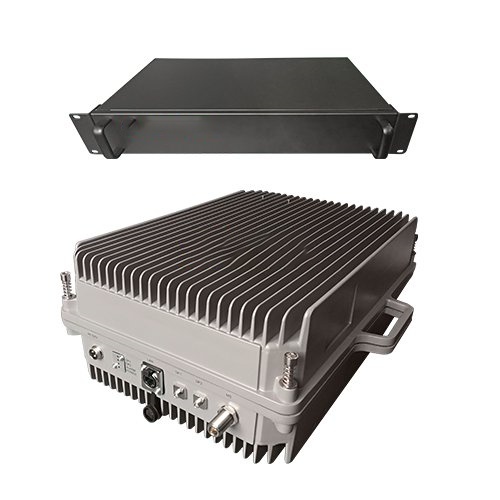  绥宁TETRA800数字警用集群数字光纤直放站远近端机