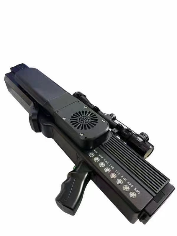  绥宁手持便携式枪型低空防御反制八通道